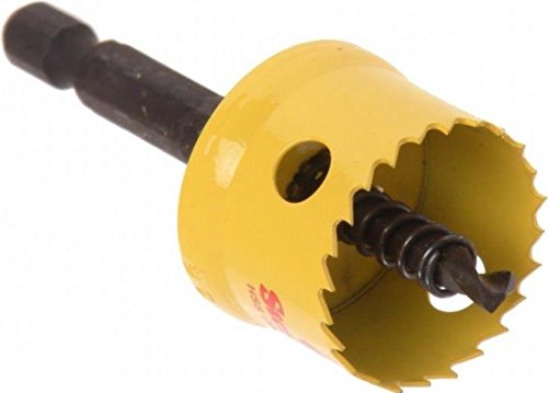 Starrett HSS Bi-Metall-Lochsäge - CSC29 Akku-Glattschnitt-Lochsäge - für Holz, Kunststoffe, Stahl, verschiedene Materialien - 29mm Starrett HSS Bi-Metall-Lochsäge - CSC29 Akku-Glattschnitt-Lochsäge - für Holz, Kunststoffe, Stahl, verschiedene Materialien - 29mm von Starrett