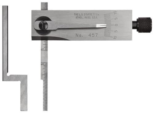 Starrett 457 C Verbesserte diemakers 'quadratisch mit gerade und Offset Klingen, 10–0-10 Grad eckig Serie von Starrett