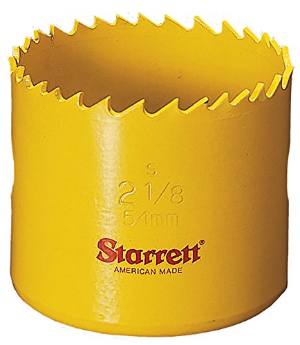 Starrett 54 mm Lochsäge mit konstanter Zahnteilung, 6 Zähne/Zoll SH0218 von Starrett