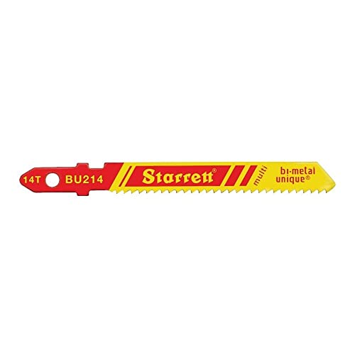 Starrett Mehrzweck-Stichsägeblätter - 5 Stück BU214-5 Bimetall-Sägeblattsatz für Holz, Metall und Kunststoff - Kompatibel mit Bosch Dewalt Hitachi Festool Milwaukee Starrett Mehrzweck-Stichsägeblätter - 5 Stück BU214-5 Bimetall-Sägeblattsatz für Holz, Metall und Kunststoff - Kompatibel mit Bosch Dewalt Hitachi Festool Milwaukee von Starrett