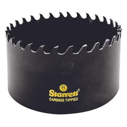 Starrett Hartmetall-bestückte Lochsäge - CT318 Tiefschnitt-Lochsäge - für abgehängte Holzböden, Stahlbeton und Glasfaser - 79 mm Starrett Hartmetall-bestückte Lochsäge - CT318 Tiefschnitt-Lochsäge - für abgehängte Holzböden, Stahlbeton und Glasfaser - 79 mm von Starrett