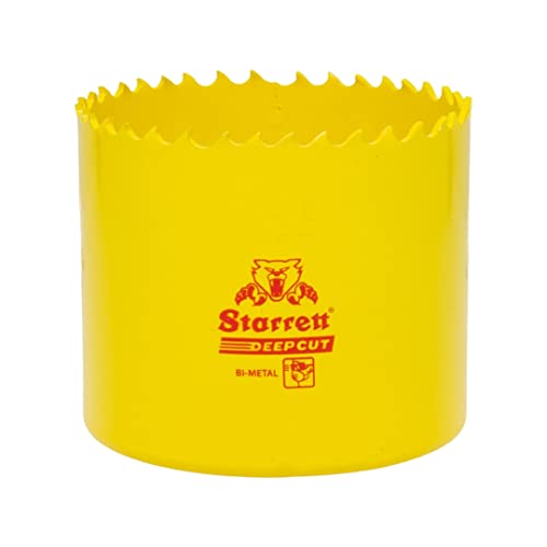 Starrett Tiefschnitt-Lochsäge - DCH0258 Hochleistungs-Bimetall mit zusätzlichen Kobalt-HSS-Zähnen - für Metalle, Holz, Gusseisen, Glasfaser-Kunststoffe - 67 mm Starrett Tiefschnitt-Lochsäge - DCH0258 Hochleistungs-Bimetall mit zusätzlichen Kobalt-HSS-Zähnen - für Metalle, Holz, Gusseisen, Glasfaser-Kunststoffe - 67 mm von Starrett