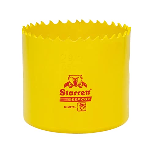 Starrett Tiefschnitt-Lochsäge - DCH0296 Hochleistungs-Bimetall mit zusätzlichen Kobalt-HSS-Zähnen - für Metalle, Holz, Gusseisen, Glasfaser-Kunststoffe - 65 mm Starrett Tiefschnitt-Lochsäge - DCH0296 Hochleistungs-Bimetall mit zusätzlichen Kobalt-HSS-Zähnen - für Metalle, Holz, Gusseisen, Glasfaser-Kunststoffe - 65 mm von Starrett