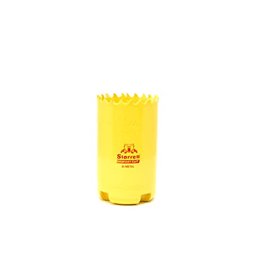 Starrett HSS Bi-Metall-Lochsäge - FCH0114 schnell geschnittene extra Kobalt-Lochsäge - für rostfreies Blech Holz Kunststoff verschiedene Materialien - 32mm Starrett HSS Bi-Metall-Lochsäge - FCH0114 schnell geschnittene extra Kobalt-Lochsäge - für rostfreies Blech Holz Kunststoff verschiedene Materialien - 32mm von Starrett
