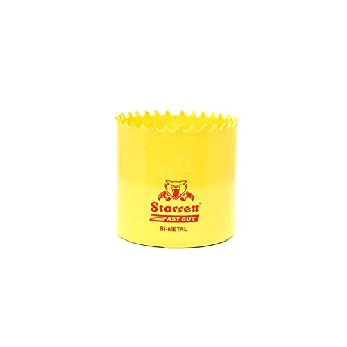 Starrett HSS Bi-Metall-Lochsäge - FCH0178 schnell geschnittene extra Kobalt-Lochsäge - für rostfreies Blech Holz Kunststoff verschiedene Materialien - 48mm Starrett HSS Bi-Metall-Lochsäge - FCH0178 schnell geschnittene extra Kobalt-Lochsäge - für rostfreies Blech Holz Kunststoff verschiedene Materialien - 48mm von Starrett