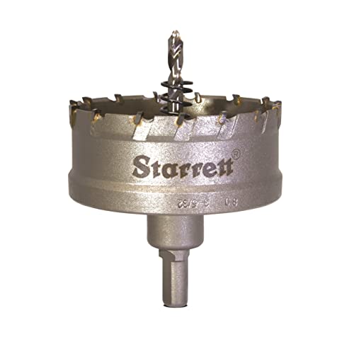 Starrett Hartmetall-Lochsäge - CTD80 TCT Tiefschnitt-Lochsäge - für Metall Edelstahl Eisen Aluminium - 80mm Starrett Hartmetall-Lochsäge - CTD80 TCT Tiefschnitt-Lochsäge - für Metall Edelstahl Eisen Aluminium - 80mm von Starrett