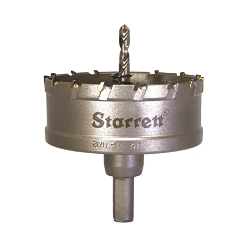 Starrett Hartmetall-Lochsäge - CTD85 TCT Tiefschnitt-Lochsäge - für Metall Edelstahl Eisen Aluminium - 85mm von Starrett