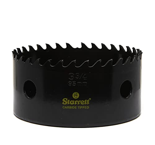Starrett Hartmetall-bestückte Lochsäge - CT334 Tiefschnitt-Lochsäge - für abgehängte Holzböden Stahlbeton und Glasfaser - 95 mm Starrett Hartmetall-bestückte Lochsäge - CT334 Tiefschnitt-Lochsäge - für abgehängte Holzböden Stahlbeton und Glasfaser - 95 mm von Starrett