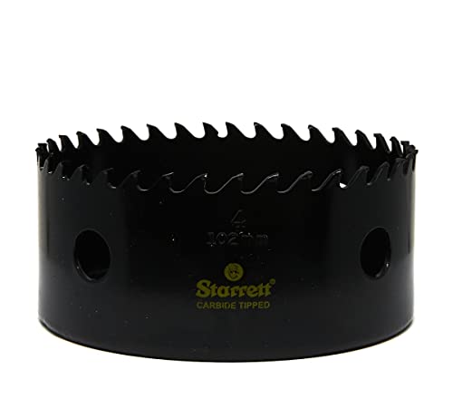 Starrett Hartmetall-bestückte Lochsäge - CT400 Tiefschnitt-Lochsäge - für abgehängte Holzböden, Stahlbeton und Glasfaser - 102 mm Starrett Hartmetall-bestückte Lochsäge - CT400 Tiefschnitt-Lochsäge - für abgehängte Holzböden, Stahlbeton und Glasfaser - 102 mm von Starrett