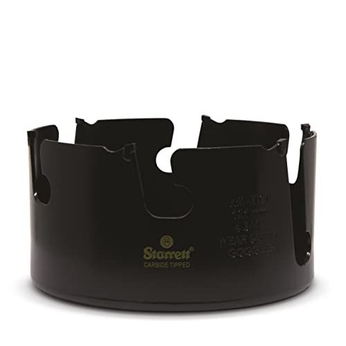 Starrett Hartmetall-bestückte Lochsäge - MPH0434 Mehrzweck-TCT-Lochsäge - für Holz-MDF-Kunststoff-Keramik-Wandfliesen - 121 mm Starrett Hartmetall-bestückte Lochsäge - MPH0434 Mehrzweck-TCT-Lochsäge - für Holz-MDF-Kunststoff-Keramik-Wandfliesen - 121 mm von Starrett