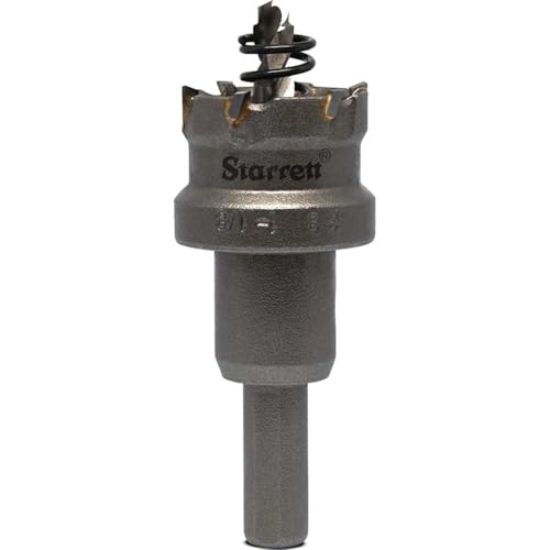 Starrett Hartmetall-bestückte Lochsäge - SM28 Blechschneider mit Aufnahme- und Zentrierbohrer - zum Bohren von Edelstahl-Aluminiumlegierungen - 28 mm Starrett Hartmetall-bestückte Lochsäge - SM28 Blechschneider mit Aufnahme- und Zentrierbohrer - zum Bohren von Edelstahl-Aluminiumlegierungen - 28 mm von Starrett