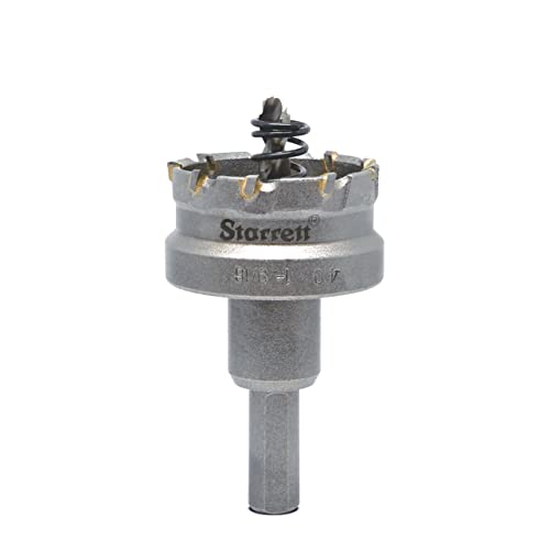 Starrett Hartmetall-bestückte Lochsäge - SM40 Blechschneider mit Aufnahme- und Zentrierbohrer - zum Bohren von Edelstahl-Aluminiumlegierungen - 40 mm Starrett Hartmetall-bestückte Lochsäge - SM40 Blechschneider mit Aufnahme- und Zentrierbohrer - zum Bohren von Edelstahl-Aluminiumlegierungen - 40 mm von Starrett