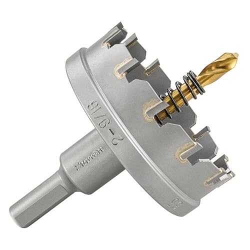 Starrett Hartmetall-bestückte Lochsäge - SM65 Blechschneider mit Aufnahme- und Zentrierbohrer - zum Bohren von Edelstahl-Aluminiumlegierungen - 65 mm Starrett Hartmetall-bestückte Lochsäge - SM65 Blechschneider mit Aufnahme- und Zentrierbohrer - zum Bohren von Edelstahl-Aluminiumlegierungen - 65 mm von Starrett