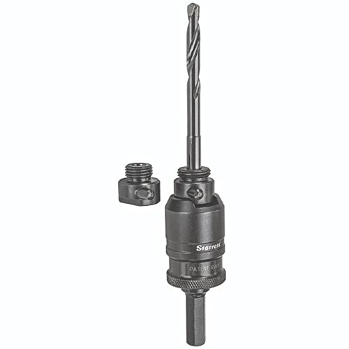 Starrett Lochsägen Aufnahme-Kit - A6-5 Kwik-Wechseldorn mit Hartmetallbohrer 8,75 mm Sechskantschaft 9,75 mm - Schnellwechseldorn Starrett Lochsägen Aufnahme-Kit - A6-5 Kwik-Wechseldorn mit Hartmetallbohrer 8,75 mm Sechskantschaft 9,75 mm - Schnellwechseldorn von Starrett