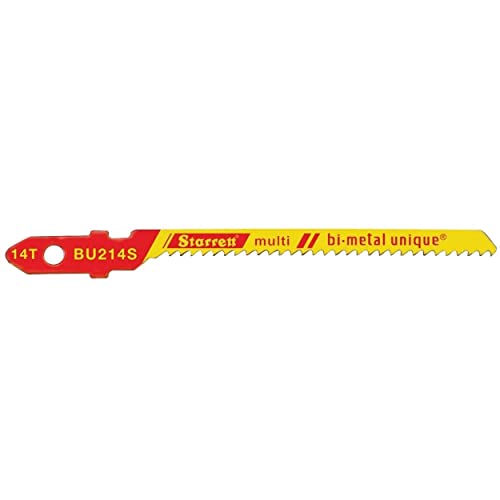 Starrett Mehrzweck-Stichsägeblätter - 5 Stück BU214S Bimetall-Sägeblatt-Set für Holz, Metall und Kunststoff mit einheitlichem Schaft - Kompatibel mit Bosch Dewalt Hitachi Festool Milwaukee Starrett Mehrzweck-Stichsägeblätter - 5 Stück BU214S Bimetall-Sägeblatt-Set für Holz, Metall und Kunststoff mit einheitlichem Schaft - Kompatibel mit Bosch Dewalt Hitachi Festool Milwaukee von Starrett