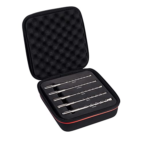 Starrett SDS Plus Bohrer-Set - 5-teiliges KBPXK05 PGM-zugelassenes Hartmetallspitzen-4-Punkt-Nutenhammer-Bohrer-Set - für Betonmauerstein Starrett SDS Plus Bohrer-Set - 5-teiliges KBPXK05 PGM-zugelassenes Hartmetallspitzen-4-Punkt-Nutenhammer-Bohrer-Set - für Betonmauerstein von Starrett