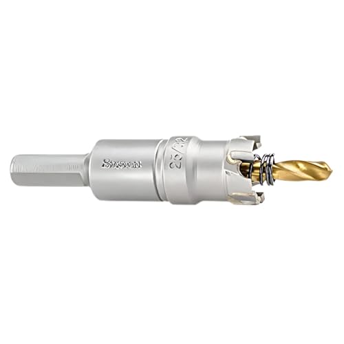 Hartmetall-bestückte Lochsäge - SM20 Blechschneider mit Dorn und Zentrierbohrer - zum Bohren von Edelstahl-Aluminiumlegierungen - 20 mm Hartmetall-bestückte Lochsäge - SM20 Blechschneider mit Dorn und Zentrierbohrer - zum Bohren von Edelstahl-Aluminiumlegierungen - 20 mm von Starrett
