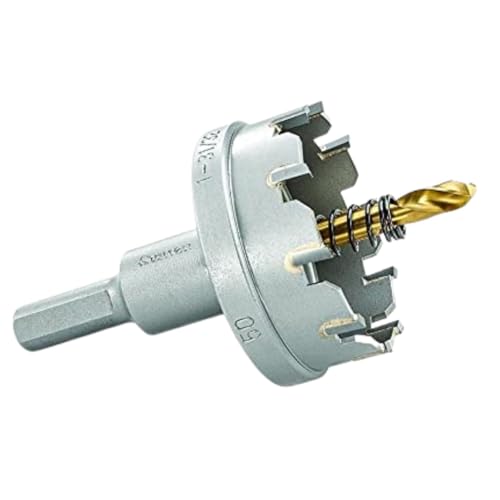 Starrett Hartmetall-bestückte Lochsäge - SM50 Blechschneider mit Aufnahme- und Zentrierbohrer - zum Bohren von Edelstahl-Aluminiumlegierungen - 50 mm Starrett Hartmetall-bestückte Lochsäge - SM50 Blechschneider mit Aufnahme- und Zentrierbohrer - zum Bohren von Edelstahl-Aluminiumlegierungen - 50 mm von Starrett