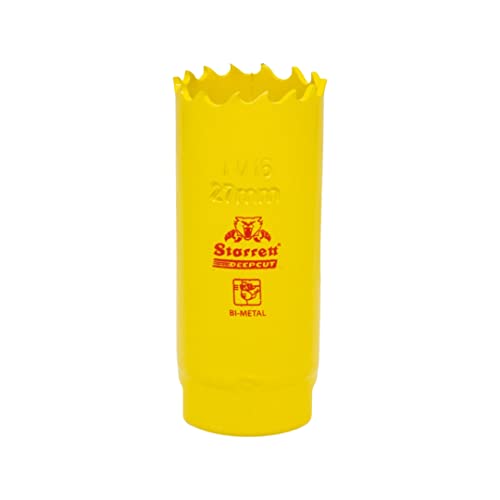 Starrett Tiefschnitt-Lochsäge - DCH0116 Hochleistungs-Bimetall mit zusätzlichen Kobalt-HSS-Zähnen - für Metalle, Holz, Gusseisen, Glasfaser-Kunststoffe - 27 mm Starrett Tiefschnitt-Lochsäge - DCH0116 Hochleistungs-Bimetall mit zusätzlichen Kobalt-HSS-Zähnen - für Metalle, Holz, Gusseisen, Glasfaser-Kunststoffe - 27 mm von Starrett