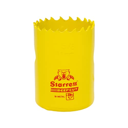 Starrett Tiefschnitt-Lochsäge - DCH0158 Hochleistungs-Bimetall mit zusätzlichen Kobalt-HSS-Zähnen - für Metalle, Holz, Gusseisen, Glasfaser-Kunststoffe - 41 mm Starrett Tiefschnitt-Lochsäge - DCH0158 Hochleistungs-Bimetall mit zusätzlichen Kobalt-HSS-Zähnen - für Metalle, Holz, Gusseisen, Glasfaser-Kunststoffe - 41 mm von Starrett