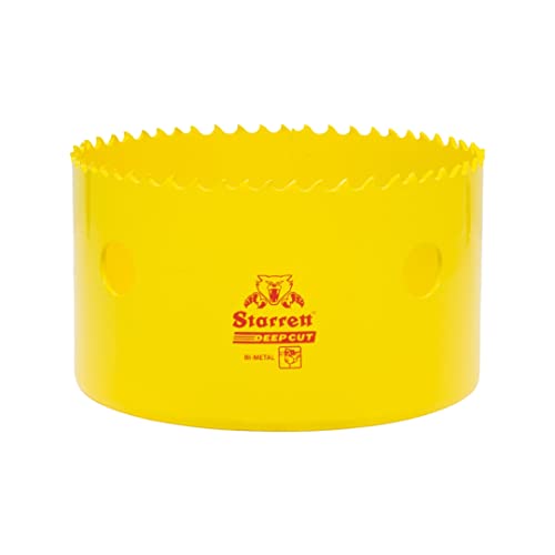 Starrett Tiefschnitt-Lochsäge - DCH0378 Hochleistungs-Bimetall mit zusätzlichen Kobalt-HSS-Zähnen - für Metalle, Holz, Gusseisen, Glasfaser-Kunststoffe - 98 mm Starrett Tiefschnitt-Lochsäge - DCH0378 Hochleistungs-Bimetall mit zusätzlichen Kobalt-HSS-Zähnen - für Metalle, Holz, Gusseisen, Glasfaser-Kunststoffe - 98 mm von Starrett