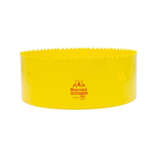 Starrett Tiefschnitt-Lochsäge - DCH0512 Hochleistungs-Bimetall mit zusätzlichen Kobalt-HSS-Zähnen - für Metalle, Holz, Gusseisen, Glasfaser-Kunststoffe - 140 mm Starrett Tiefschnitt-Lochsäge - DCH0512 Hochleistungs-Bimetall mit zusätzlichen Kobalt-HSS-Zähnen - für Metalle, Holz, Gusseisen, Glasfaser-Kunststoffe - 140 mm von Starrett