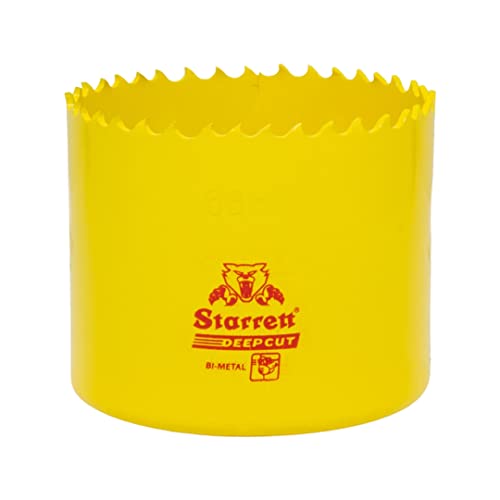 Starrett Tiefschnitt-Lochsäge - DCH068M Hochleistungs-Bimetall mit zusätzlichen Kobalt-HSS-Zähnen - für Metalle, Holz, Gusseisen, Glasfaser-Kunststoffe - 68 mm Starrett Tiefschnitt-Lochsäge - DCH068M Hochleistungs-Bimetall mit zusätzlichen Kobalt-HSS-Zähnen - für Metalle, Holz, Gusseisen, Glasfaser-Kunststoffe - 68 mm von Starrett