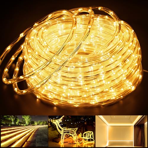 StarryEver 15m 600 LED Schlauch Lichterkette Außen Anschließbar, Warmweiß LED Lichterschlauch Strom mit Fernbedienung Timer, 8 Modi IP68 Outdoor Lichtschlauch Strombetrieben für Garten Balkon Patio StarryEver 15m 600 LED Schlauch Lichterkette Außen Anschließbar, Warmweiß LED Lichterschlauch Strom mit Fernbedienung Timer, 8 Modi IP68 Outdoor Lichtschlauch Strombetrieben für Garten Balkon Patio von StarryEver