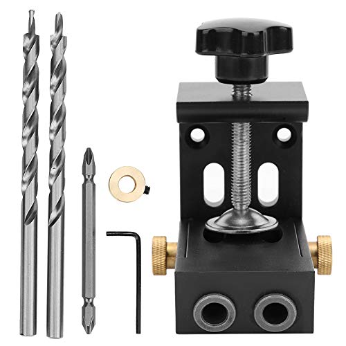Aluminiumlegierung Schrägloch -Locator Positionierer Holzbearbeitungswerkzeug mit 2 Stufenbohrungen präzise einstellbare Mitte Stanze für DIY -Holzbearbeitungsprojekte Aluminiumlegierung Schrägloch -Locator Positionierer Holzbearbeitungswerkzeug mit 2 Stufenbohrungen präzise einstellbare Mitte Stanze für DIY -Holzbearbeitungsprojekte von Starrypxl