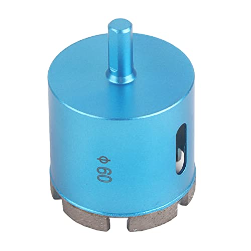 Diamond Bohrer Bit Loch Säge Set Professionelle Klasse Scharfes haltbares Hochgenauigkeits -Schneidwerkzeug für Marmorbeton Granitstein Blau 55 mm 60 mm 65 mm (60 mm) von Starrypxl