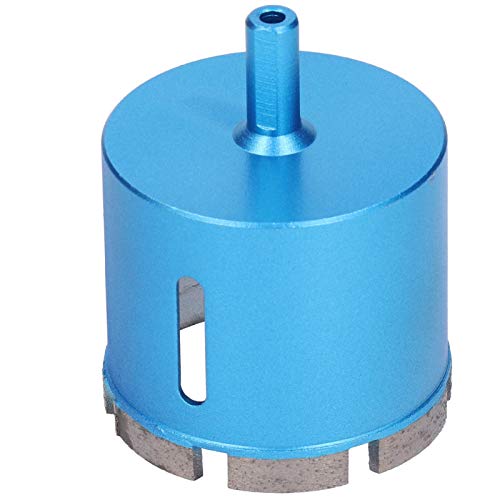 Diamond Bohrer Bit Loch Säge Set Professionelle Klasse Scharfes haltbares Hochgenauigkeits -Schneidwerkzeug für Marmorbeton Granitstein Blau 55 mm 60 mm 65 mm (65 mm) von Starrypxl