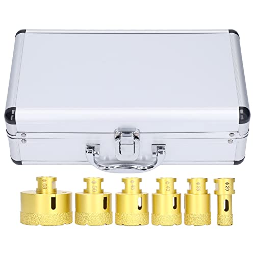 Diamond Hole Saw Saw Kit 6 -Stcs Brettte Kernbohrer für Glasfliesen Marmor Granitbohrung Diamond Hole Saw Saw Kit 6 -Stcs Brettte Kernbohrer für Glasfliesen Marmor Granitbohrung von Starrypxl
