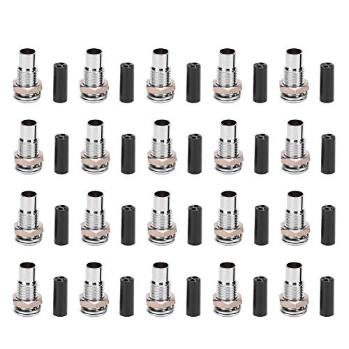 LED-Halter, Lünettenmontage, Leuchtdiode aus Messing, flache Metallbasis, Industriesteuerung, 3-mm-LED-Leuchten, 20-teiliges Set, schützend, lebig, hochtemperaturbeständig, von Starrypxl
