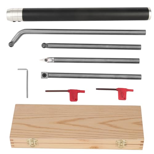 STARRYPXL HOLD CARBID -Drehmaschine Werkzeug Kit 5 -Stück -Set Hochfest Einfache Montage Abnehmbare Drehwerkzeuge Ideale Holzbearbeitung Handwerkskunst von Starrypxl