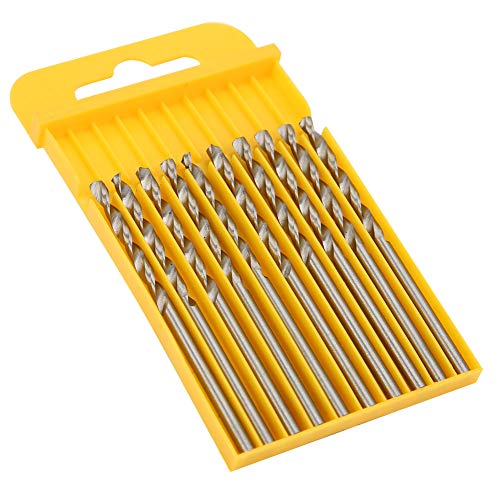 STARRYPXL Hochgeschwindigkeitstahl -Bohrbits 2,8 mm 10pcs pro Box 4241 Modell Straight Shank Twanked Design Holzbearbeitungswerkzeug Set 10 Boxen Ideale Präzisionsbohrungen ((2.8 high-speed steel 10 STARRYPXL Hochgeschwindigkeitstahl -Bohrbits 2,8 mm 10pcs pro Box 4241 Modell Straight Shank Twanked Design Holzbearbeitungswerkzeug Set 10 Boxen Ideale Präzisionsbohrungen ((2.8 high-speed steel 10 von Starrypxl