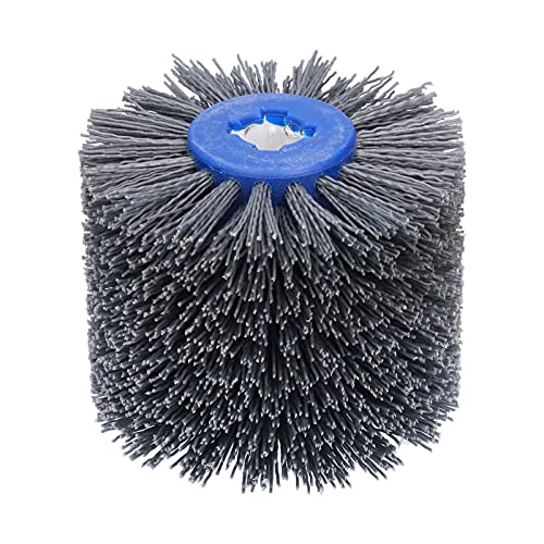 STARRYPXL -Kabel Zeichnungsrad Binsel Schleifgrit 240 Burnishing Polishing Deing Debring Reinigungswerkzeug Haltbar vielseitig für die Metalloberfläche Finishing und Entfernung von Starrypxl
