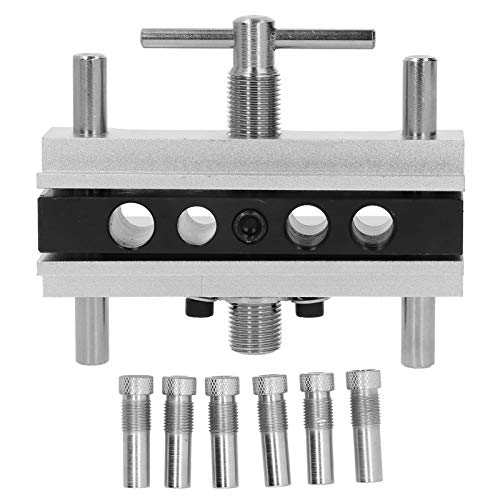 Self Centre Dowel Jig Kit Professionelle Leichtmetallstahl Holzbearbeitungsanleitung Set präziser Loch -Loch -Locator für DIY Carpentry und Möbelherstellung (Metrik 16 cm) von Starrypxl