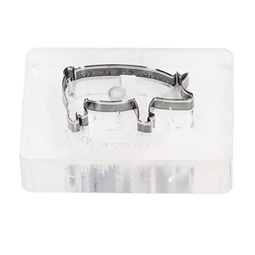 Starrypxl Schwein Form hohlschneidemutscherner Legierung Stahl Stanzstempel Acrylbasis DIY -Kunsthandwerk kreativer Handwerkzeugset Creative Crafting Tool Set von Starrypxl