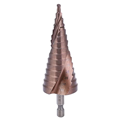 Stiefmaschinenbohrbit Multifunktionales Kobaltschicht Hochgeschwindigkeits -Stahl -Hex -Schaft -Loch -Öffnen für Edelstahlholz -Holz Aluminiumlegierung PVC -Board 7 Styles (4-32) von Starrypxl