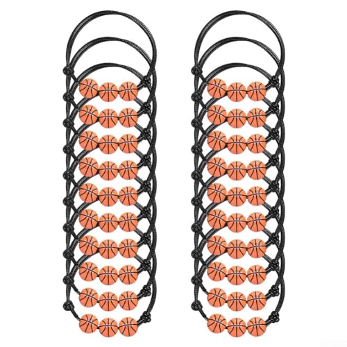20 verstellbare Sport-Charm-Armbänder, ideal für Jungen zum Thema Geburtstag und Schulveranstaltungen (Fußball) von Startbuymore