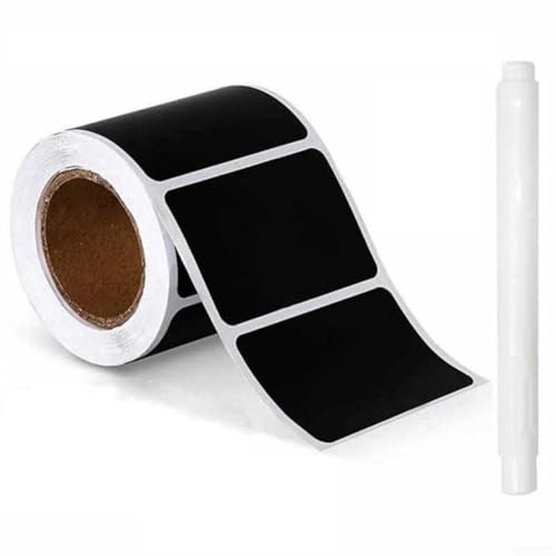 DIY 150 schwarze Etiketten, perfekt für Klassenzimmer, Büros, für Küche, inklusive Kreidemarker DIY 150 schwarze Etiketten, perfekt für Klassenzimmer, Büros, für Küche, inklusive Kreidemarker von Startbuymore