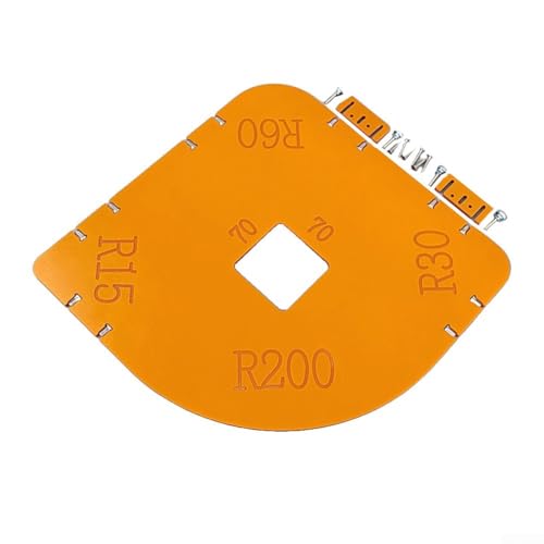 Radius Jig Router Templates for Precise Rounded Corners 8 Angle Choices for Cutting Cabinets and Wardrobes (A) von Startbuymore