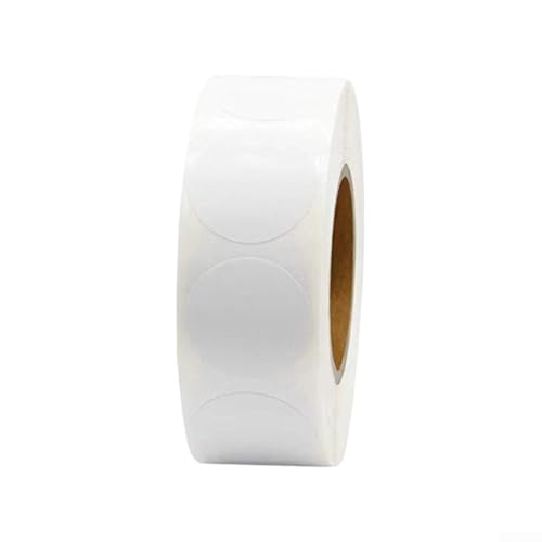 Runde Etiketten für Gewürzgläser, für DIY-Verpackungen und Heimorganisation, Weiß, 500 Stück Runde Etiketten für Gewürzgläser, für DIY-Verpackungen und Heimorganisation, Weiß, 500 Stück von Startbuymore