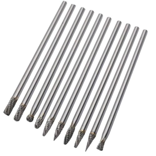 Vollhartmetall-Rotationsfräser mit 6 mm Durchmesser Kopf und 150 mm Länge, entworfen für den Einsatz mit Drehwerkzeugen in der Metall-, Holz-, Glas- und Legierungsmaterialbearbeitung (G) von Startbuymore