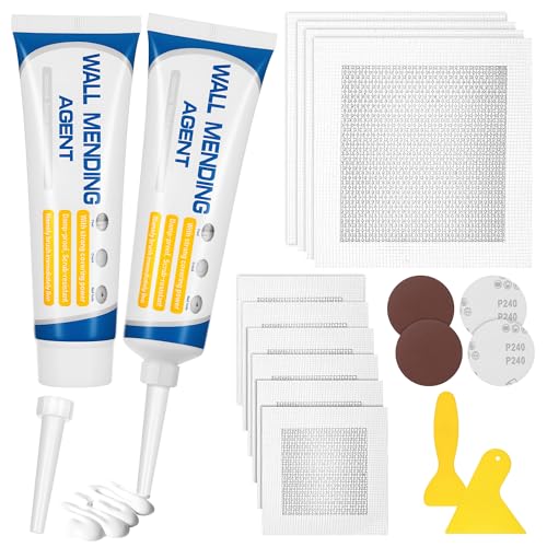 200g Spachtelmasse Weiß Innen, Ungiftig Bohrloch Füllung, Reparaturspachtel Set mit Spachtel Wandreparatur Patch, Fertigspachtel Weiß Innen, Löcher Wand Füllen, Spachtelmasse Wand für Peeling, Rissen 200g Spachtelmasse Weiß Innen, Ungiftig Bohrloch Füllung, Reparaturspachtel Set mit Spachtel Wandreparatur Patch, Fertigspachtel Weiß Innen, Löcher Wand Füllen, Spachtelmasse Wand für Peeling, Rissen von Starvortex