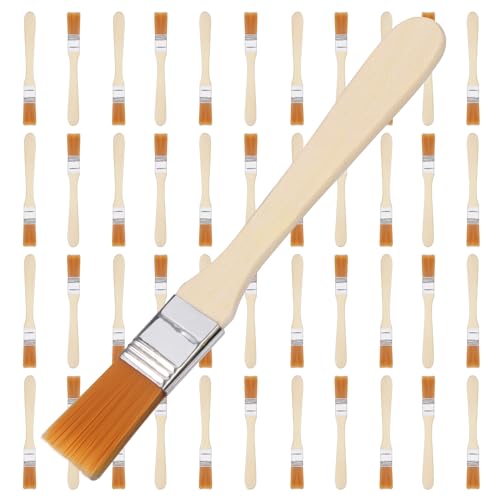 Starvortex 45 Stück Kleine Pinselset, Haltbar 1,4cm Breite Pinselset Malerbedarf, 13,4cm Maler Pinsel Lack, Borsten Leimpinsel Set, Weich Nylon Flachpinsel, Lackpinsel für Lacke Wand DIY Zaun Starvortex 45 Stück Kleine Pinselset, Haltbar 1,4cm Breite Pinselset Malerbedarf, 13,4cm Maler Pinsel Lack, Borsten Leimpinsel Set, Weich Nylon Flachpinsel, Lackpinsel für Lacke Wand DIY Zaun von Starvortex