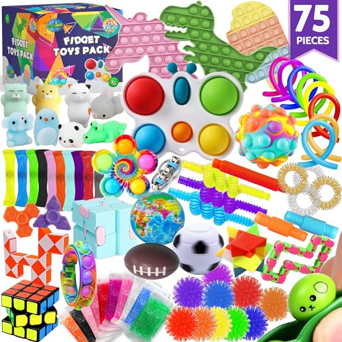 75 Stück Zappeln Spielzeuge für Kinder Partygeschenke Mitgebsel Kindergeburtstag gastgeschenke Klassenzimmer Preise zum Stressabbau Schatztruhe Pop Its Spielzeug für Autisten und ADHS Kleine Geschenke 75 Stück Zappeln Spielzeuge für Kinder Partygeschenke Mitgebsel Kindergeburtstag gastgeschenke Klassenzimmer Preise zum Stressabbau Schatztruhe Pop Its Spielzeug für Autisten und ADHS Kleine Geschenke von Stashables