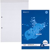 Staufen® Briefblöcke Style 2-fach-Lochung DIN A4 kariert, 1 St. von Staufen®