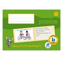 Staufen® Geschichtenheft Premium Lineatur 1G liniert DIN A5 quer ohne Rand, 16 Blatt von Staufen®