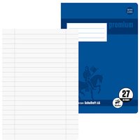 Staufen® Schulheft Premium Lineatur 27 liniert DIN A5 Innen- und Außenrand, 16 Blatt von Staufen®